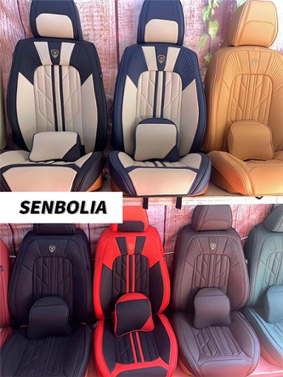 Cushion Suíochán Gluaisteán Dearthóir Só Leathar Fíor